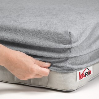 Prześcieradło frotte z gumką 80x160 szare 060 grube 200g/m2 KARO