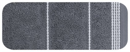 Ręcznik Mira 30x50 cm grafitowy, frotte 500 g/m2