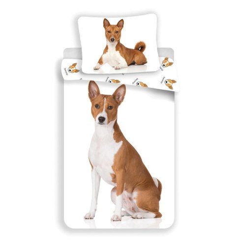 Pościel bawełniana 140x200 Basenji Słodki Pies piesek dog 1002 poszewka 70x90 Pościel bawełniana 140x200 Basenji Słodki Pies piesek dog 1002 poszewka 70x90