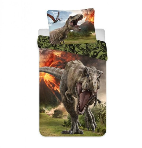 Pościel bawełniana 140x200 Park Jurajski dinozaur wulkan 6762 Jurassic Park poszewka 70x90 Pościel bawełniana 140x200 Park Jurajski dinozaur wulkan 6762 Jurassic Park poszewka 70x90