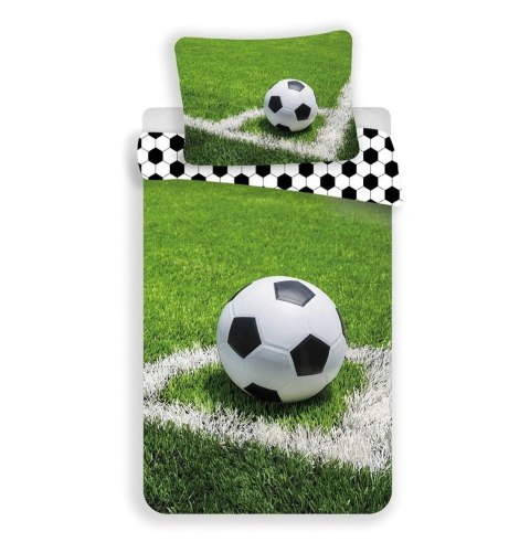 Pościel bawełniana 140x200 Piłka nożna boisko Football zielona ball 4317 młodzieżowa piłkarska kibica Pościel bawełniana 140x200 Piłka nożna boisko Football zielona ball 4317 młodzieżowa piłkarska kibica