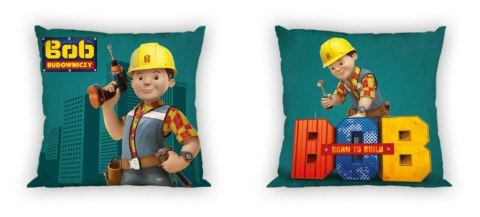Poszewka dziecięca 40x40 Bob Budowniczy 0842 wkrętarka i młotek zielona dwustronna 001 Poszewka dziecięca 40x40 Bob Budowniczy 0842 wkrętarka i młotek zielona dwustronna 001