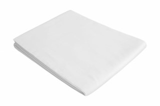 Prześcieradło hotelowe 160x240 Standard białe jednobarwne bawełniane I24
