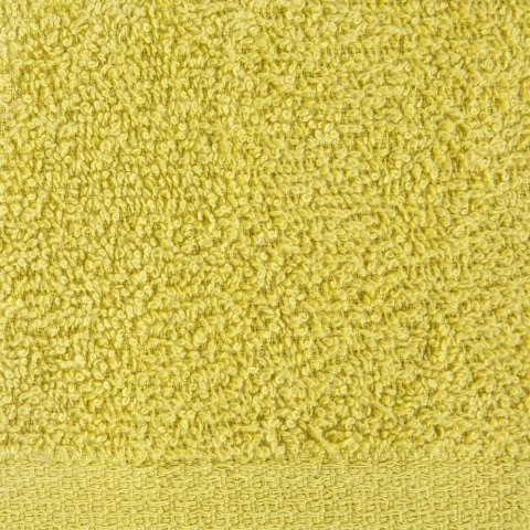Ręcznik Gładki 1 50x90 31 musztardowy 400g/m2 frotte Eurofirany