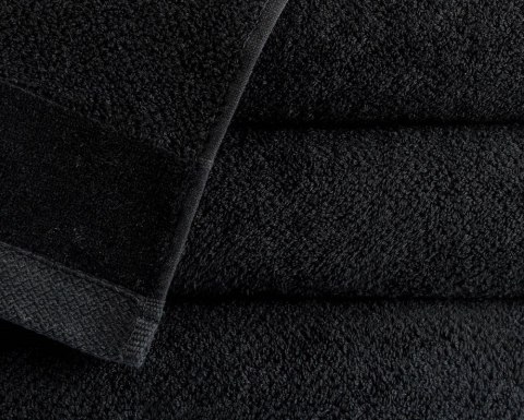 Ręcznik Vito 70x140 czarny frotte bawełniany 550g/m2 Ręcznik Vito 70x140 czarny frotte bawełniany 550g/m2