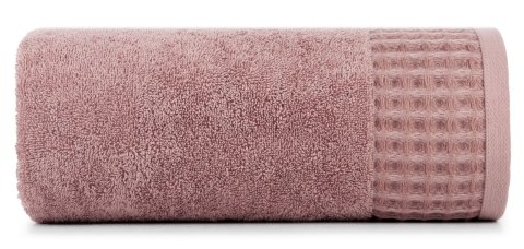 Ręcznik Avinion 50x90 liliowy frotte z ozdobną bordiurą z wzorem wafla 500 g/m2 Terra Collection Eurofirany Ręcznik Avinion 50x90 liliowy frotte z ozdobną bordiurą z wzorem wafla 500 g/m2 Terra Collection Eurofirany