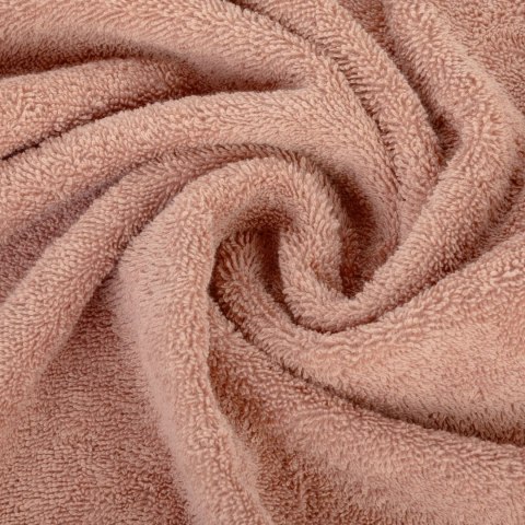 Ręcznik Avinion 50x90 pudrowy frotte z ozdobną bordiurą z wzorem wafla 500 g/m2 Terra Collection Eurofirany Ręcznik Avinion 50x90 pudrowy frotte z ozdobną bordiurą z wzorem wafla 500 g/m2 Terra Collection Eurofirany