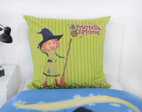 Pościel bawełniana 140x200 Petronella w sosie jabłkowym zielona niebieska poszewka 70x90 H23 Pościel bawełniana 140x200 Petronella w sosie jabłkowym zielona niebieska poszewka 70x90 H23