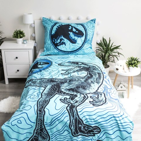 Pościel świecąca w ciemności 140x200 Dinozaur Jurassic World bawełniana poszewka 70x90 Pościel świecąca w ciemności 140x200 Dinozaur Jurassic World bawełniana poszewka 70x90
