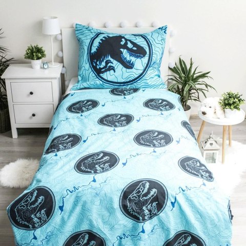 Pościel świecąca w ciemności 140x200 Dinozaur Jurassic World bawełniana poszewka 70x90 Pościel świecąca w ciemności 140x200 Dinozaur Jurassic World bawełniana poszewka 70x90
