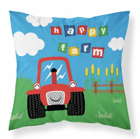 Poszewka bawełniana 40x40 Farma traktor czerwony niebieska 4278 B1 Mayamoo 20 Poszewka bawełniana 40x40 Farma traktor czerwony niebieska 4278 B1 Mayamoo 20