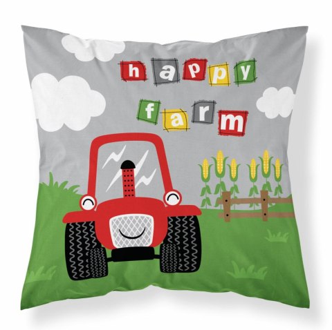 Poszewka bawełniana 40x40 Farma traktor czerwony szara 4278 A1 Mayamoo 20 Poszewka bawełniana 40x40 Farma traktor czerwony szara 4278 A1 Mayamoo 20
