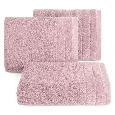 Ręcznik Damla 30x50 liliowy ciemny frotte 500 g/m2 Eurofirany