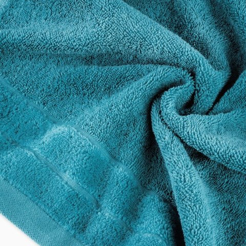 Ręcznik Damla 30x50 turkusowy jasny frotte 500 g/m2 Eurofirany