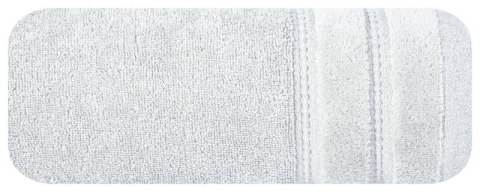 Ręcznik Glory 1 30x50 stalowy z welurową bordiurą i błyszczącą nicią 500g/m2 Eurofirany Ręcznik Glory 1 30x50 stalowy z welurową bordiurą i błyszczącą nicią 500g/m2 Eurofirany