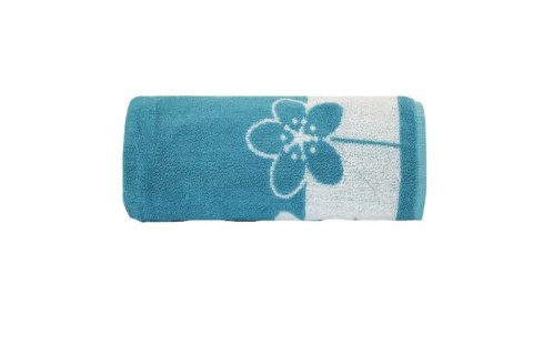 Ręcznik Paloma 2 50x100 aqua turkusowy kwiatki 450g/m2 Greno Ręcznik Paloma 2 50x100 aqua turkusowy kwiatki 450g/m2 Greno