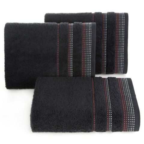 Ręcznik Pola 30x50 21 czarny frotte 500 g/m2 Eurofirany