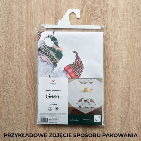 Bieżnik świąteczny wodoodporny 38x160 Gnom różowy szary PBN009/KSP/C02/038160/1 Bieżnik świąteczny wodoodporny 38x160 Gnom różowy szary PBN009/KSP/C02/038160/1
