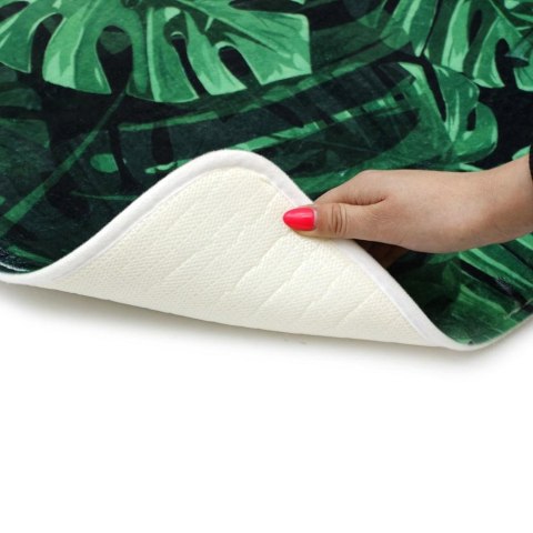 Dywanik mata 50x80 Jungle zielony liście Home 2023 Dywanik mata 50x80 Jungle zielony liście Home 2023