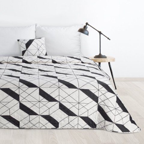 Narzuta dekoracyjna 220x240 Geo 1 kremowa czarna geometryczna D91 A