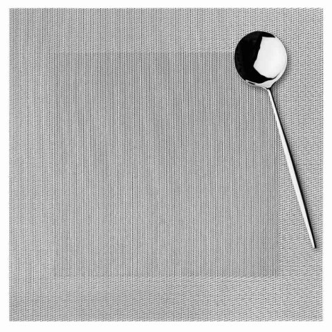 Podkładka na stół 35x35 Latte srebrna pod talerze Podkładka na stół 35x35 Latte srebrna pod talerze