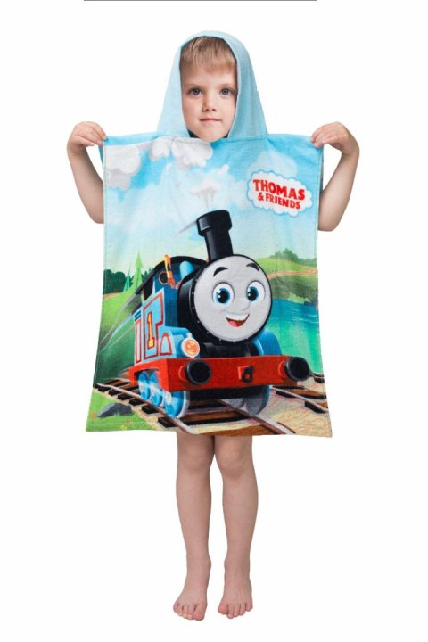 Poncho dla dzieci 50x115 Tomek i Przyjaciele ręcznik z kapturem dziecięce August 23 Poncho dla dzieci 50x115 Tomek i Przyjaciele ręcznik z kapturem dziecięce August 23
