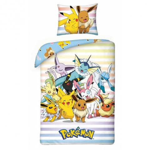 Pościel bawełniana 140x200 Pokemon dwustronna poszewka 70x90 Halentex Pościel bawełniana 140x200 Pokemon dwustronna poszewka 70x90 Halentex
