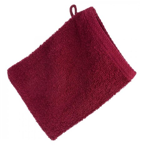 Ręcznik myjka Gładki 1 16x21 34 bordowy rękawica kąpielowa 400 g/m2 frotte Eurofirany