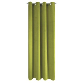 Zasłona 140x250 oliwkowa welurowa gotowa na przelotkach Pierre Cardin 1