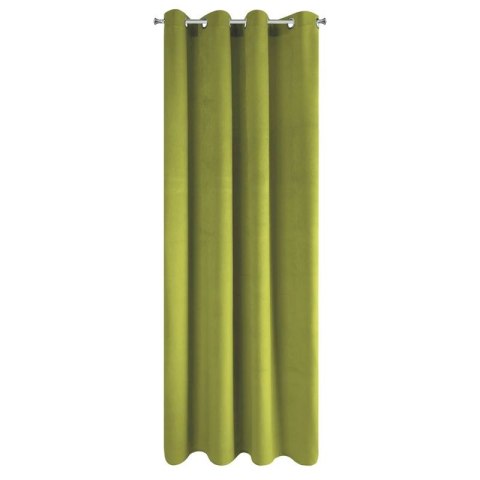 Zasłona 140x250 oliwkowa welurowa gotowa na przelotkach Pierre Cardin 1