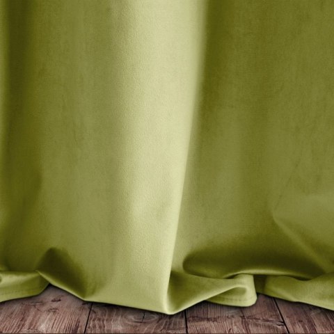 Zasłona 140x250 oliwkowa welurowa gotowa na przelotkach Pierre Cardin 1